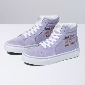Vans Lilac Sk8-Hi Zip Infant Toddler Shoes Sneaker